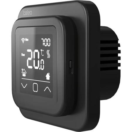 Терморегулятор Caleo C927 Black Wi-Fi встраиваемый, цифровой, программируемый, 3, 5 кВт Терморегулятор Caleo C927 Black Wi-Fi встраиваемый, цифровой, программируемый, 3, 5 кВт