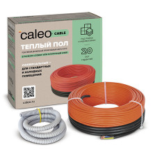 Теплый пол под плитку, в стяжку Caleo Cable 18W-20 (0,36кВт/1,8-2,8м2)