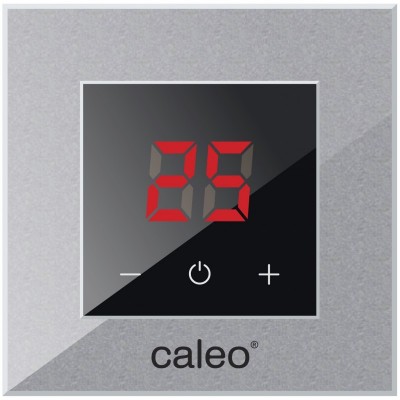 Терморегулятор CALEO NOVA встраиваемый, сенсорный, цифровой, 3,5 кВт, алюминий