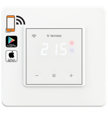 Терморегулятор Terneo sx unic (Wi-Fi, программируемый, сенсорный, рамка для UNICA Schneider Electric), 3 кВт