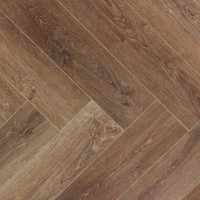 Кварц-виниловая плитка клеевая CronaFloor Herringbone LVT / Ёлка LVT Дуб Тулуза H LVT 001