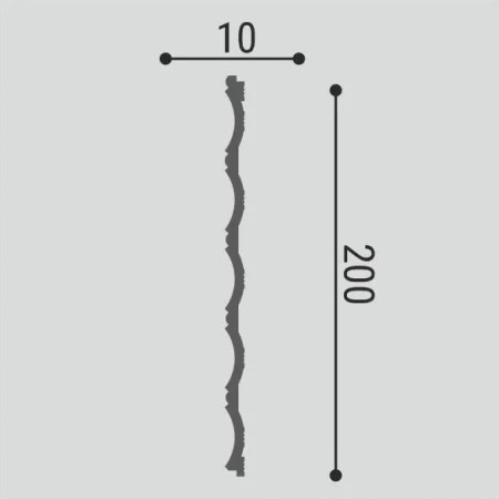 Панель стеновая Bellо Deco XPS СП 04/3 (3000х200х10 мм) Панель стеновая Bellо Deco XPS СП 04/3 (3000х200х10 мм)