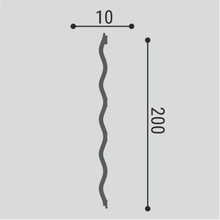 Панель стеновая Bellо Deco XPS СП 01/2 (2000х200х10 мм) Панель стеновая Bellо Deco XPS СП 01/2 (2000х200х10 мм)