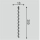 Панель стеновая Bellо Deco XPS СП 09/2,6 (2600х200х9 мм)