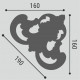 Угол молдингу Bellо Deco PU УУ2 (160х160 мм)