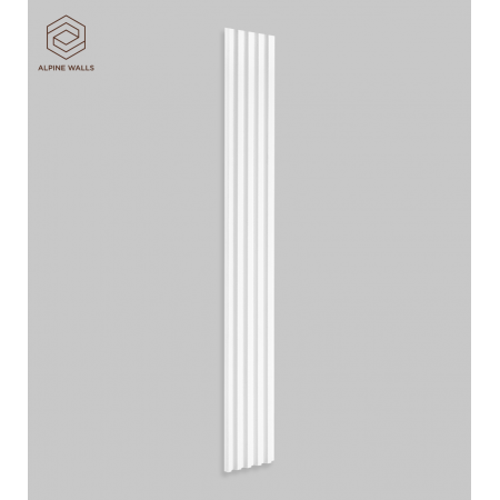 Декоративная панель ALPINE WALLS LineArt  LA ECO 2741W (2900х118х12 мм) полистирол высокой плотности