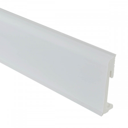 Плинтус напольный Salag ALPHA 65 White AP6601 Белый (65х18х2200мм)