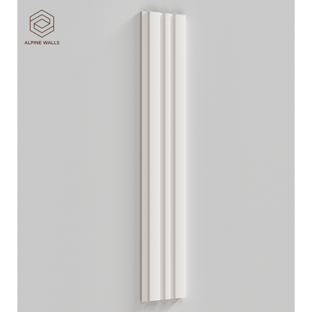 Декоративная панель ALPINE WALLS LineArt  LA ECO 4741W (2900х117х10 мм) полистирол высокой плотности