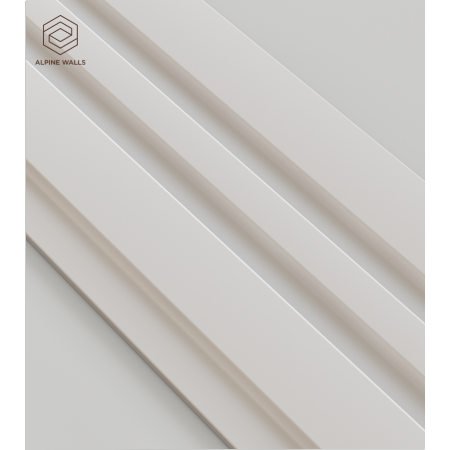 Декоративная панель ALPINE WALLS LineArt  LA ECO 4741W (2900х117х10 мм) полистирол высокой плотности
