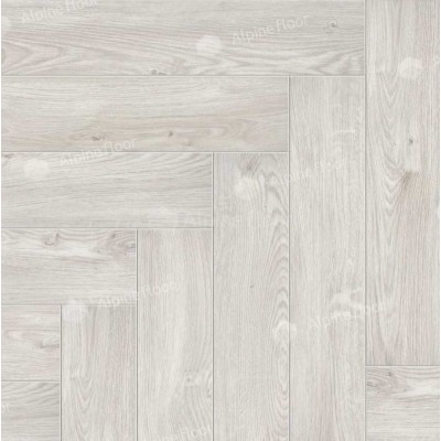 Кварцвиниловая плитка клеевая Alpine Floor Parquet LVT Дуб Снежный ECO 16-11