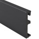 Плинтус напольный Salag ALPHA 80 Black AP81M3 Черный (80х16х2400мм)