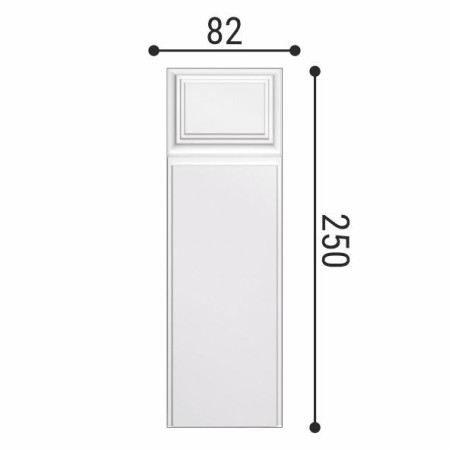 База декоративная Bellо Deco XPS Б1 (250х82 мм) База декоративная Bellо Deco XPS Б1 (250х82 мм)
