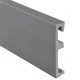 Плинтус напольный Salag ALPHA 80 Szary AP81F2 Серый RAL 7047 (80х16х2400мм)