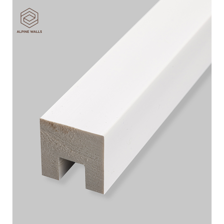Декоративная рейка ALPINE WALLS LineArt  LA ECO 5921W (2900х35х35 мм) полистирол высокой плотности