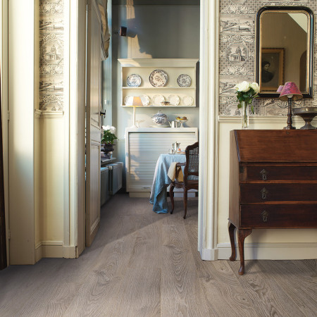 Ламинат Quick Step Perspective Доска Дуба Светло-Серого Старинного 1406 Ламинат Quick Step Perspective Доска Дуба Светло-Серого Старинного 1406