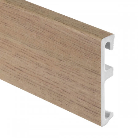 Плинтус напольный Salag ALPHA 80 Idaho Oak AP8162 Дуб Айдахо (80х16х2400мм)