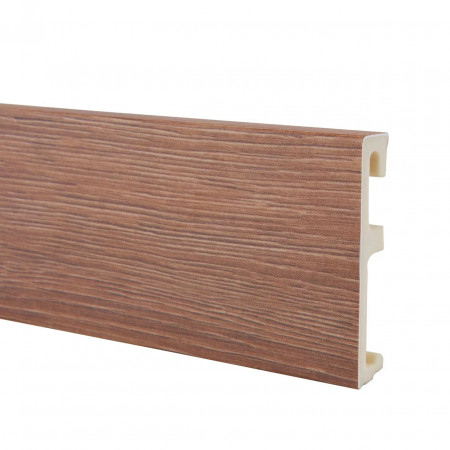 Плинтус напольный Salag ALPHA 80 Kruger Oak AP8140 Дуб Крюгер (80х16х2400мм)
