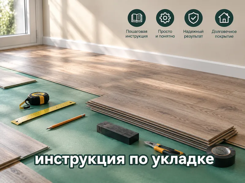 Монтаж кварцевого ламината FARGO: инструкция, полное руководство по укладке