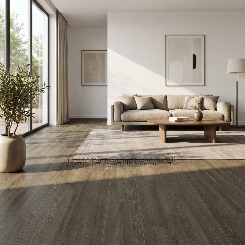 Ламинат Quick Step Perspective Wood Дуб селект пепельно-коричневый PW9074